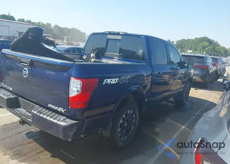 2018 Nissan Titan Pro-4X from USA, damaged, VIN 1N6AA1E55JN530834